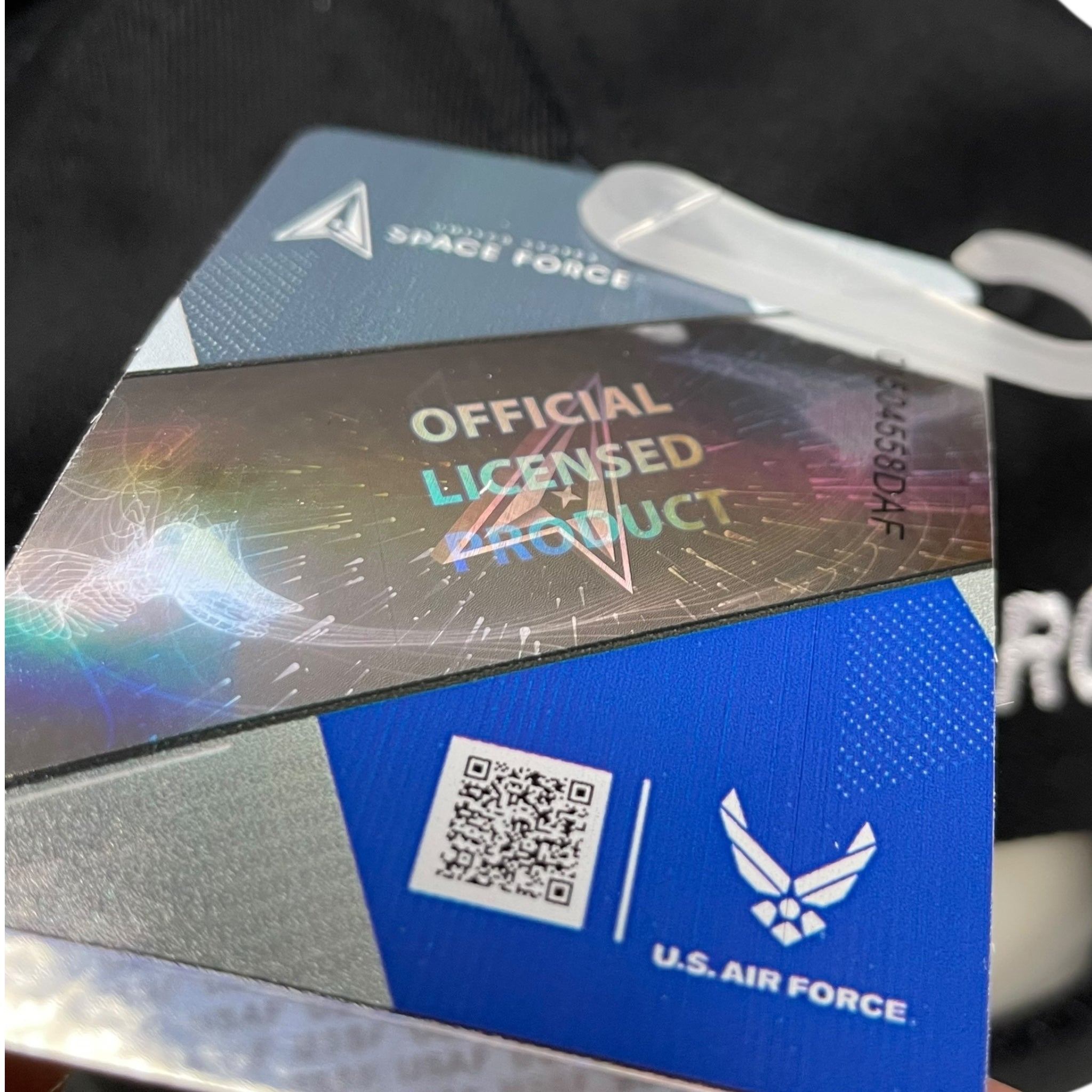 U.S. Air Force 3D Embroidered Baseball Cap Official Licensed Military Hat Black