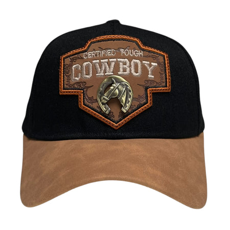 Cowboy Horseshoe Adjustable Western Baseball Cap 