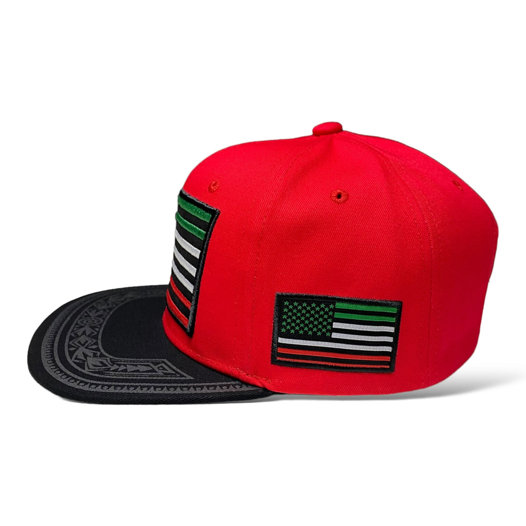 Mexican American Embroidered Frag - Mexico Baseball Snapback Caps