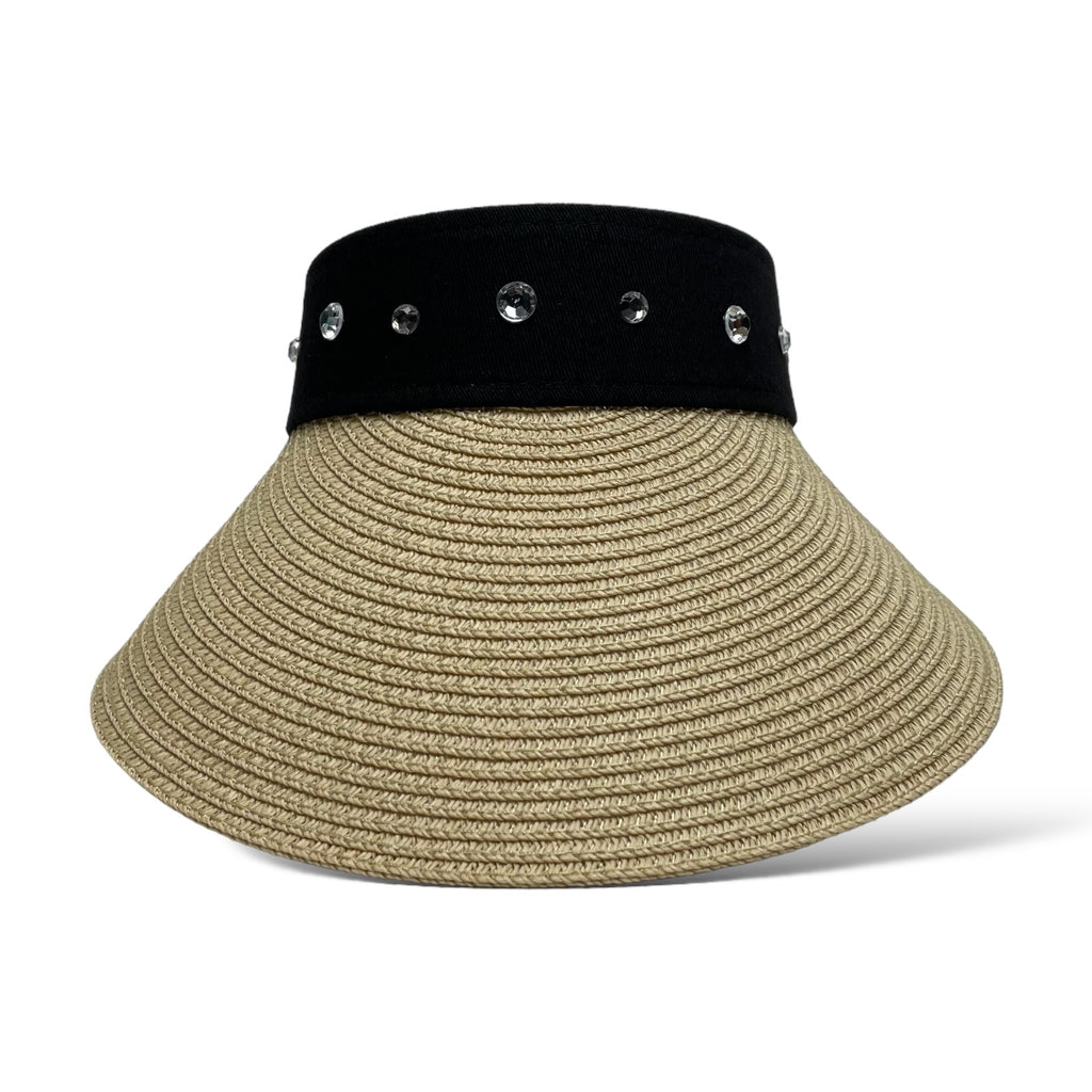 Women’s Adjustable Wide Brim Sun Hat – UV Protection Beach Visor for Summer