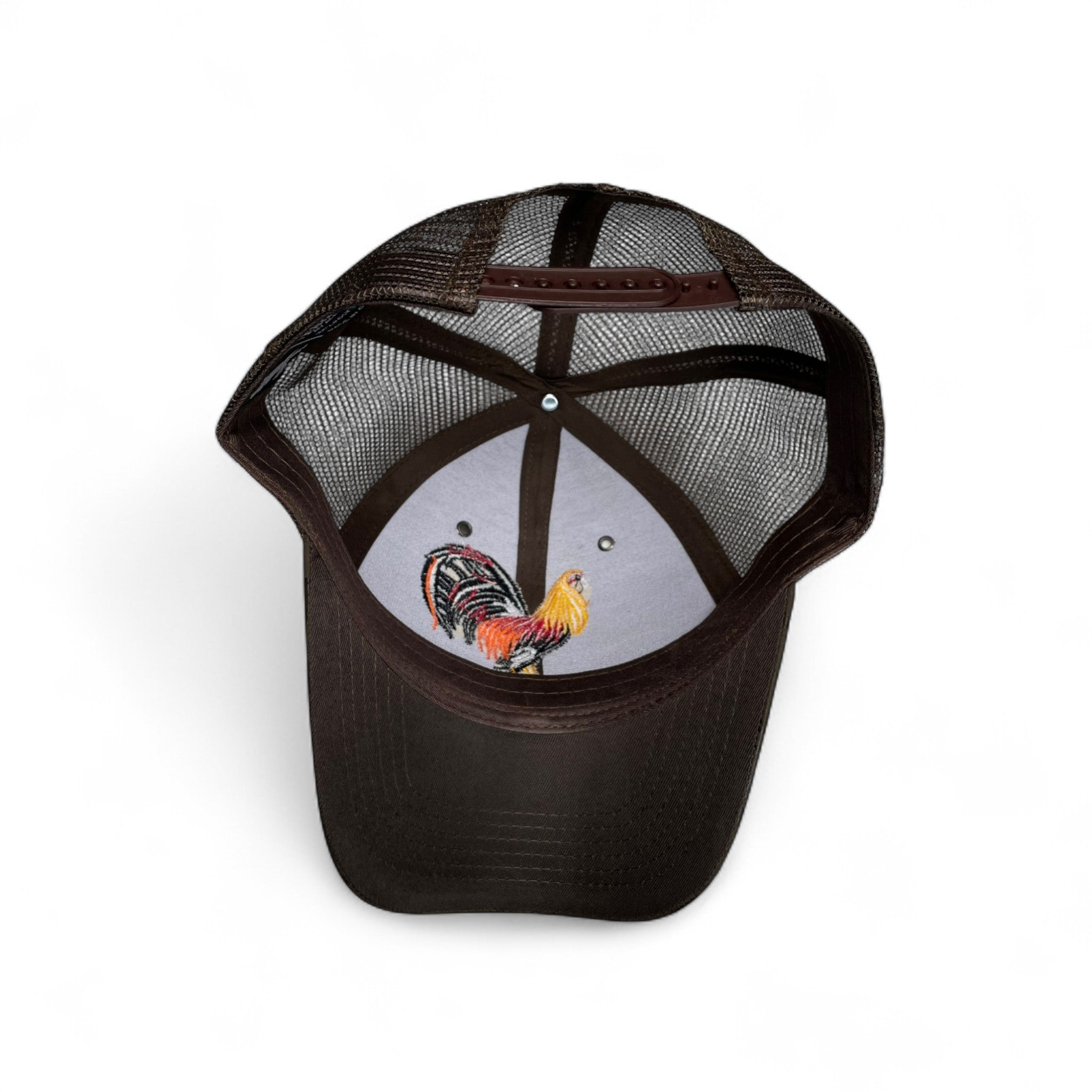 Rooster Embroidered Snapback Trucker Hat Brown Camo Pack of 2