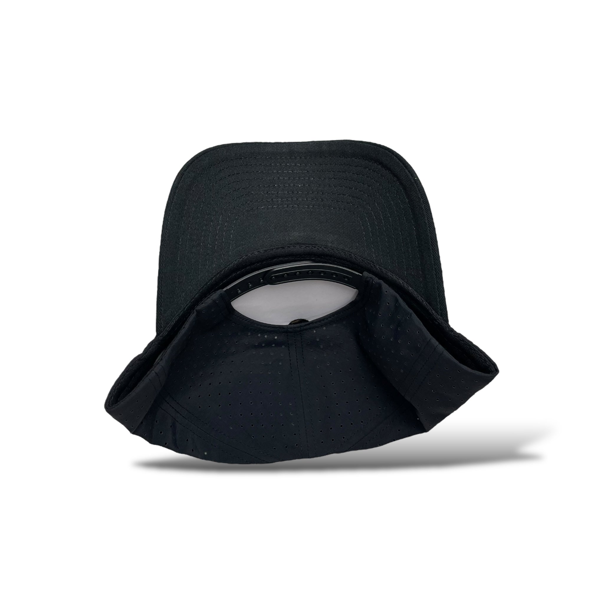 Bull Embroidered Western Rodeo Style Snapback Cap Black