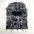 Distressed Knit Full-Face Balaclava Ski Mask - Black/White Winter Hip-Hop Headgear