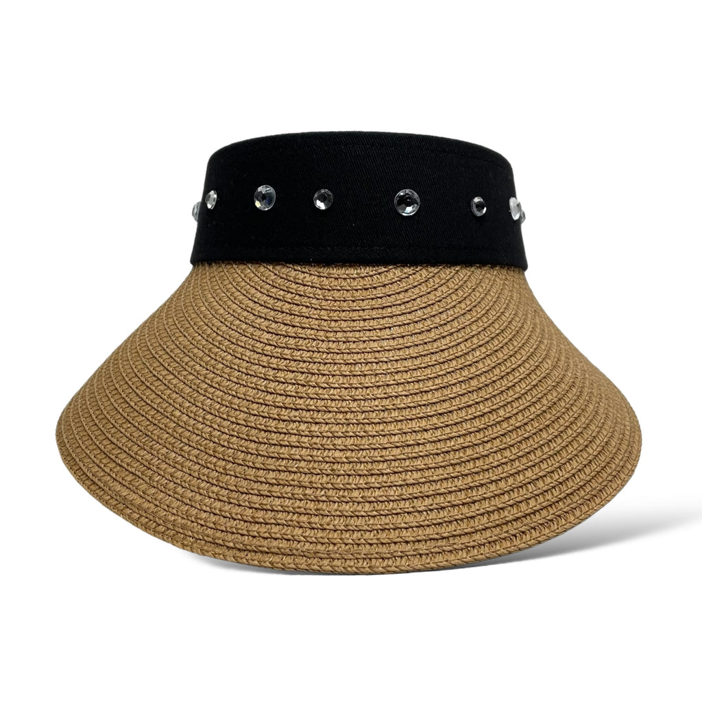 Women’s Adjustable Wide Brim Sun Hat – UV Protection Beach Visor for Summer