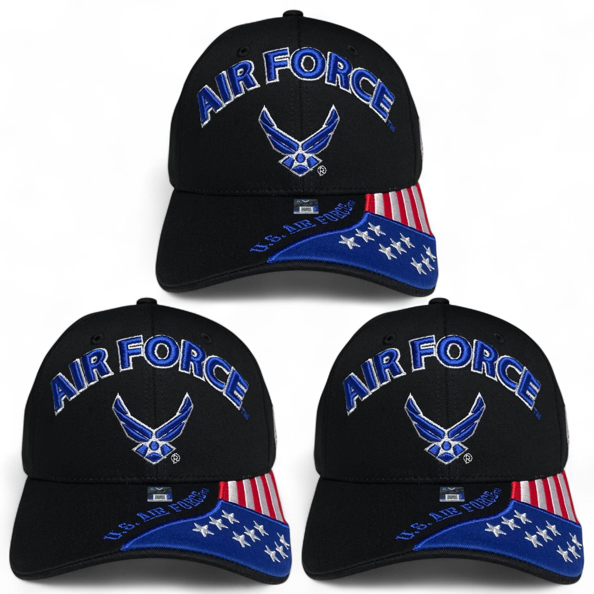 U.S. Air Force Embroidered Baseball Cap – Official Licensed Military Hat Black