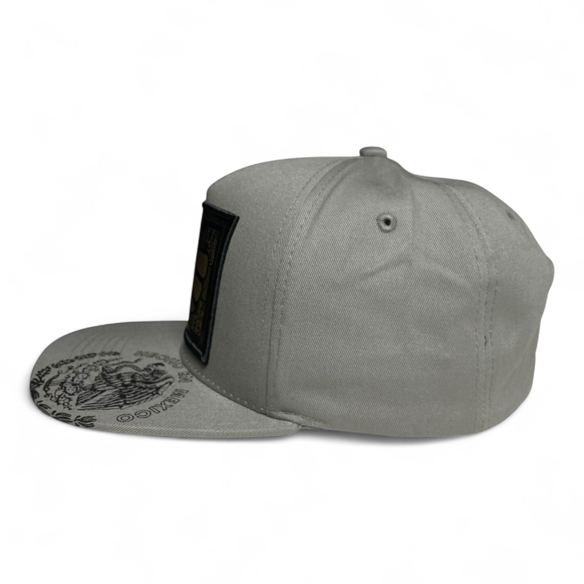 Hecho en Mexico Golden Mexican Eagle Rubber Patch Snapback Cap