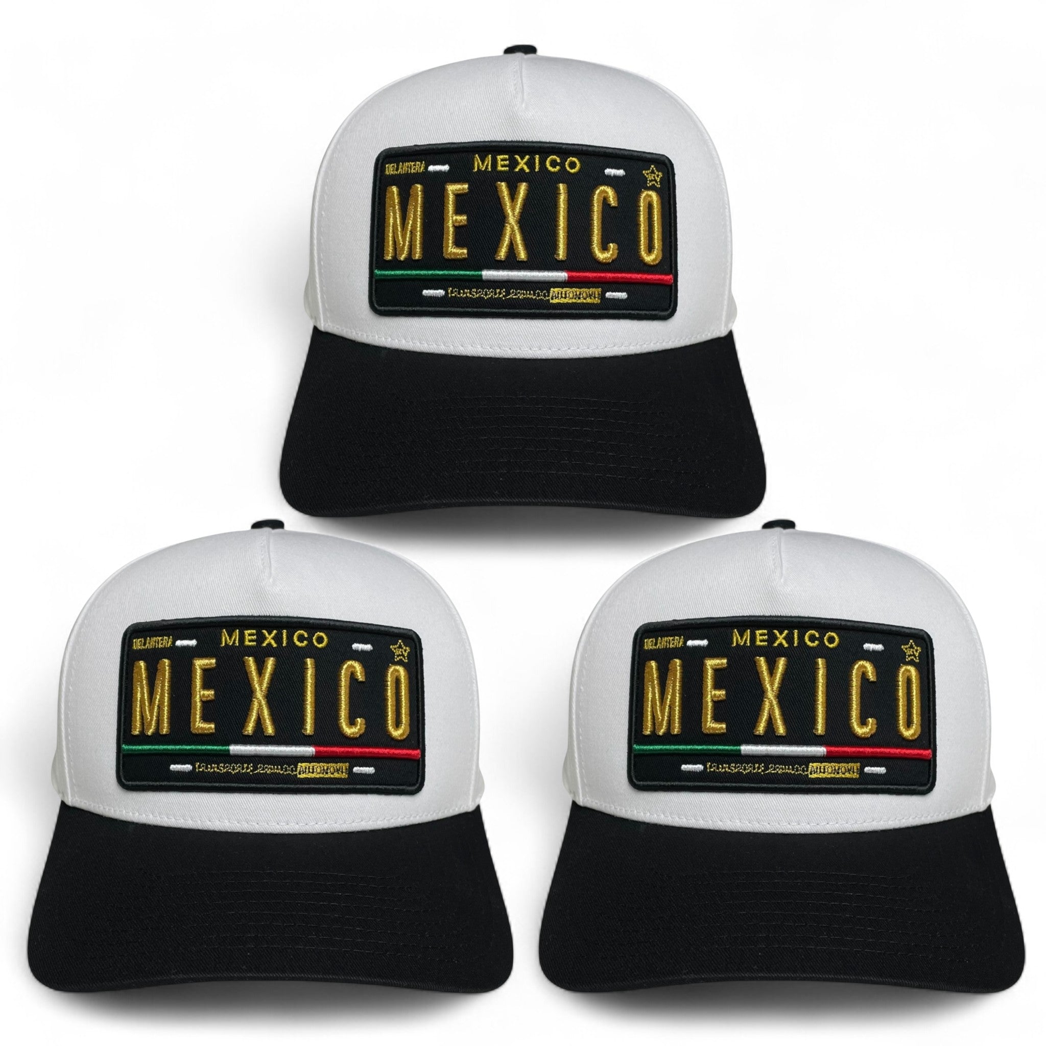 Mexico Embroidered Golden Threads Baseball Cap