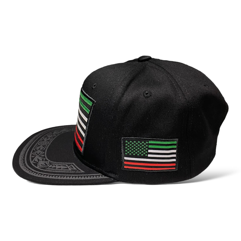 Mexican American Embroidered Flag - Mexico Baseball Snapback Caps