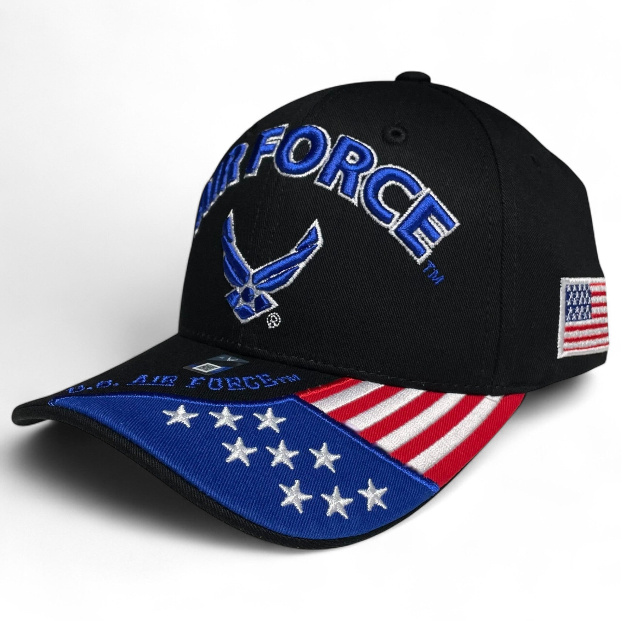 U.S. Air Force Embroidered Baseball Cap – Official Licensed Military Hat Black