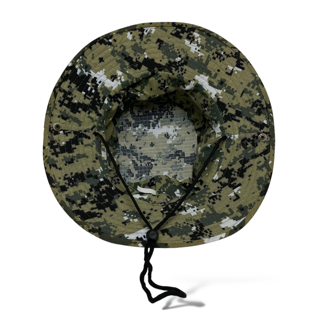 2 Men’s Wide Brim Camo Bucket Hat – Fishing, Hiking, Hunting Cap