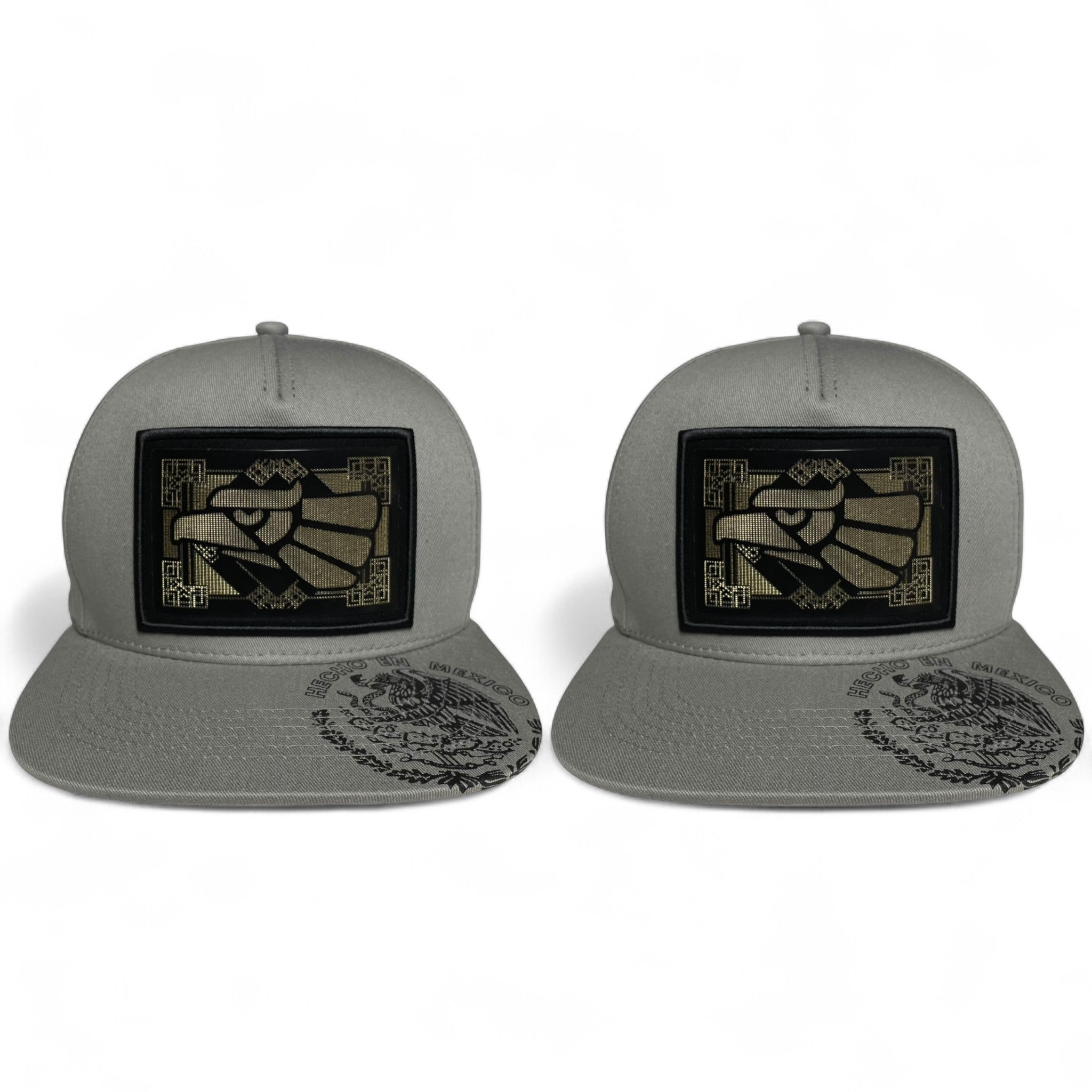 Hecho en Mexico Golden Mexican Eagle Rubber Patch Snapback Cap