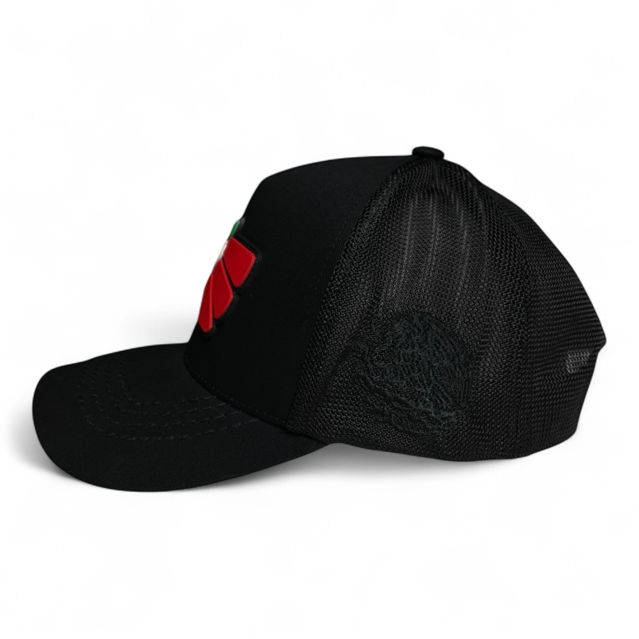 Hecho en Mexico PVC Eagle Patch Mesh Back Baseball Cap