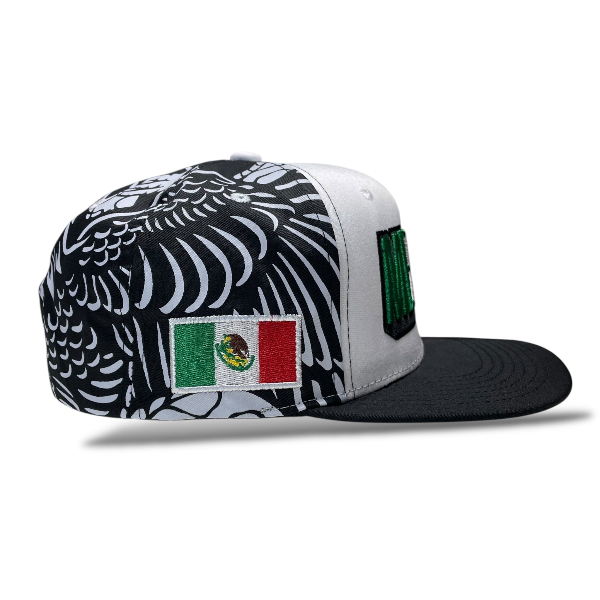 Mexico Embroidered Snapback Baseball Cap, Mexican Flag Hat