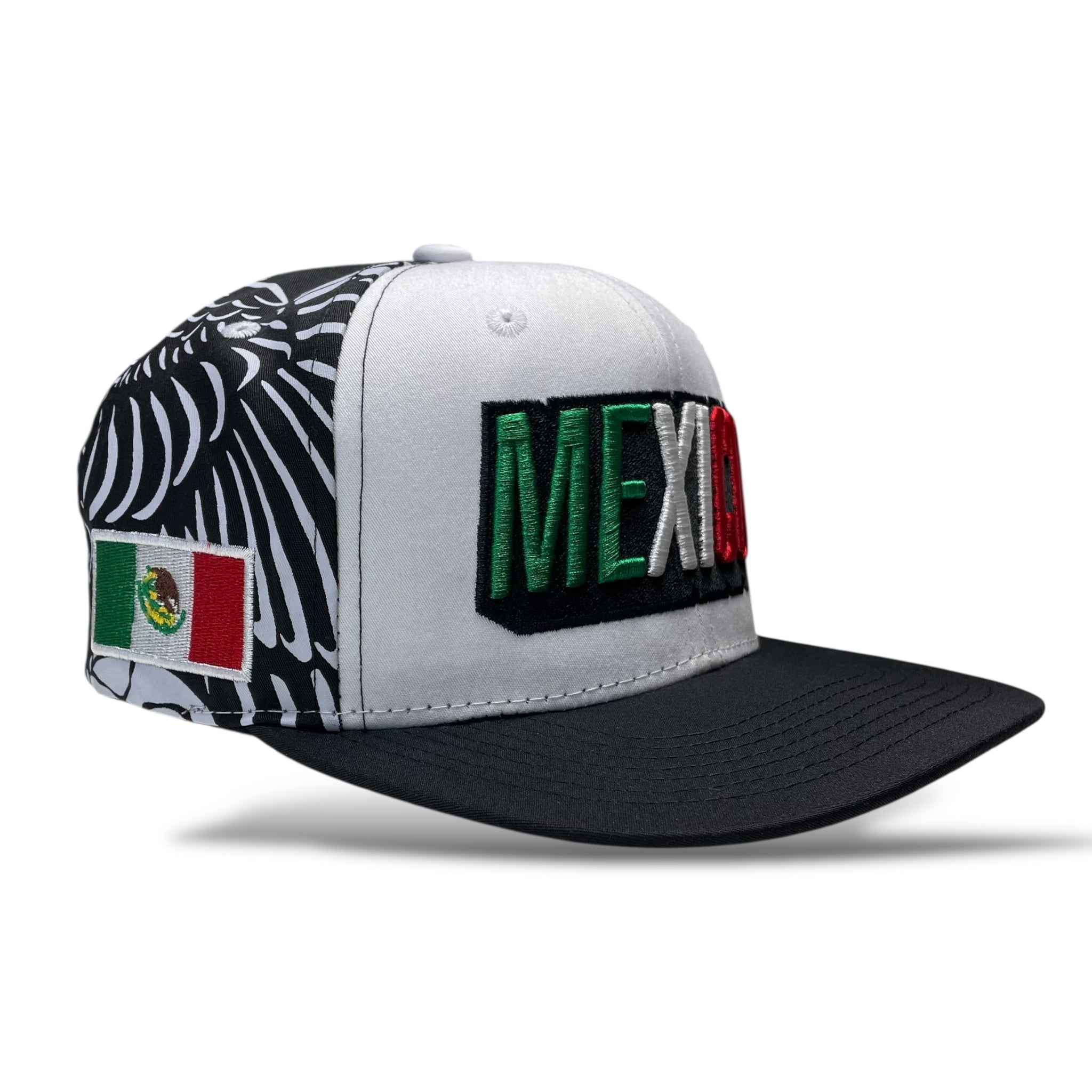 Mexico Embroidered Snapback Baseball Cap, Mexican Flag Hat