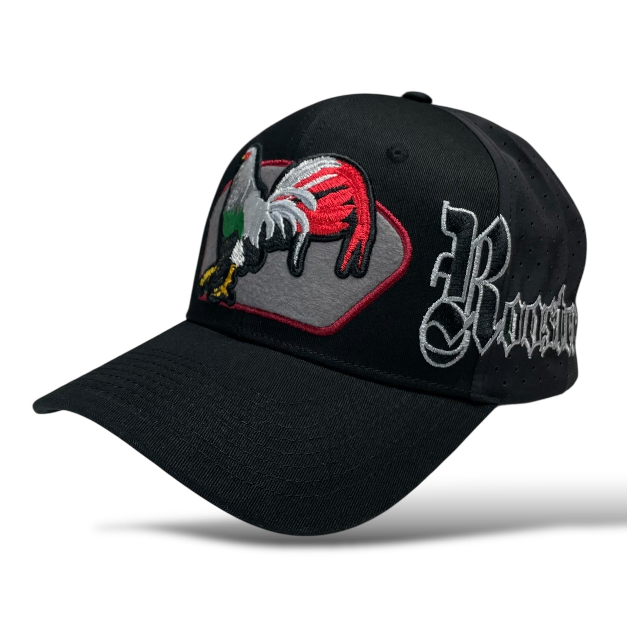 El Gallo Mexican Rooster Western Style Snapback Cap Black