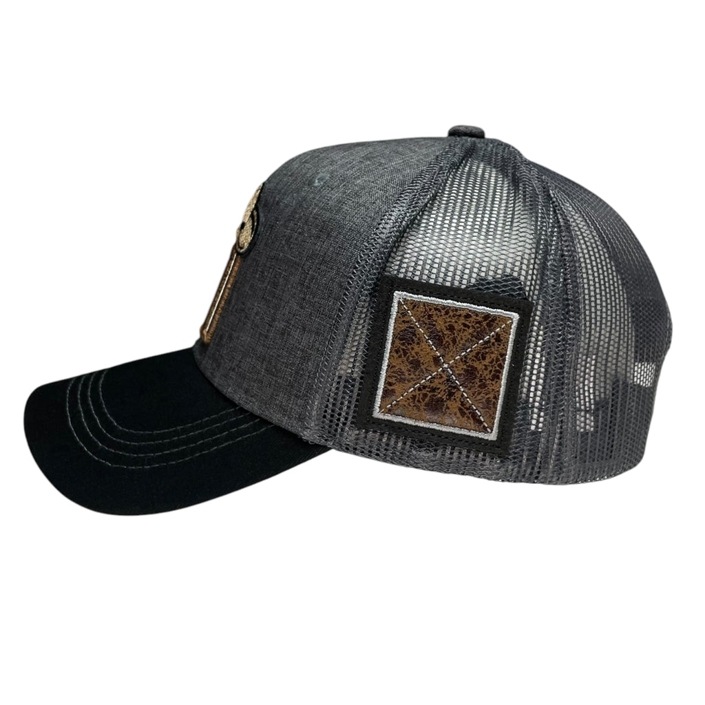 Mexico El del Sombrero MZ Snapback Hat – Gray Embroidered Cap, Adjustable Fit