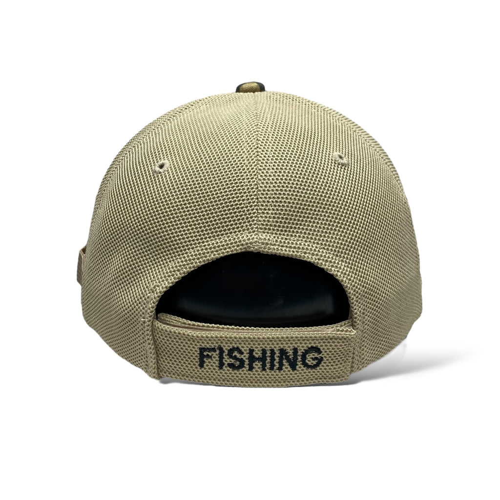 Fishing Hat with Embroidered American Flag Patch and Camo Design | Wholesale