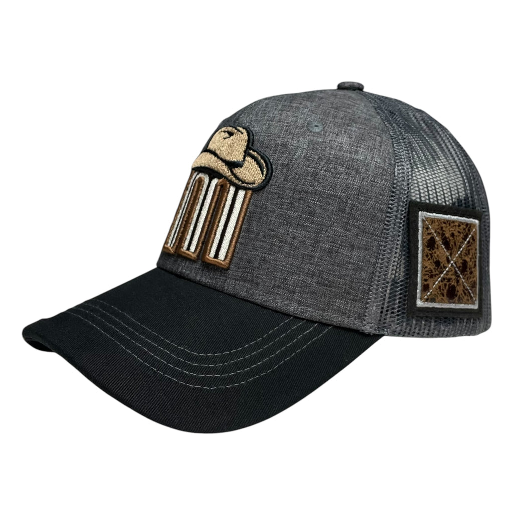 Mexico El del Sombrero MZ Snapback Hat – Gray Embroidered Cap, Adjustable Fit