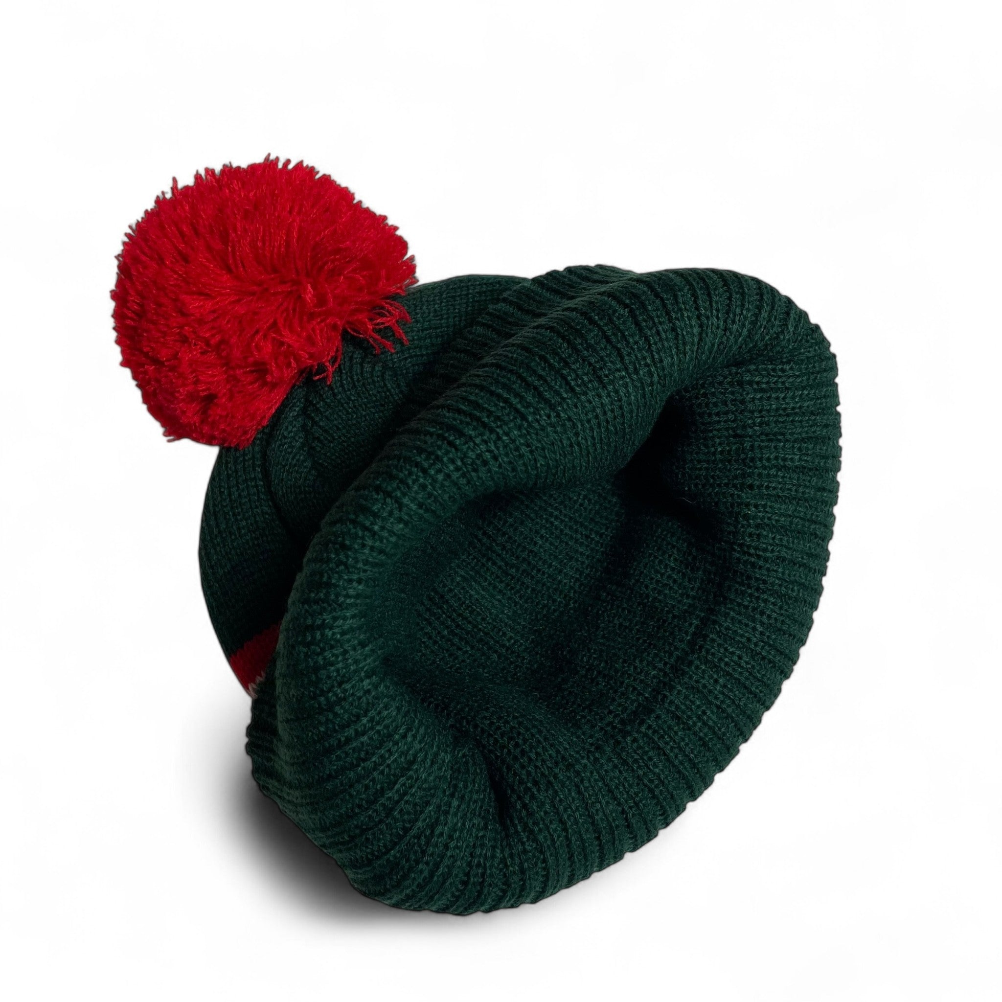 Hecho en Mexico Pom Beanie – PVC Eagle Patch Winter Hat Wholesale