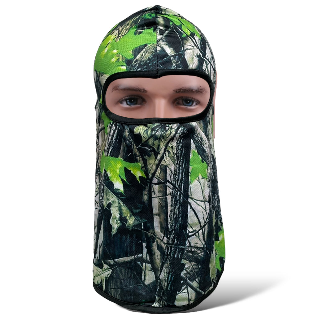 Camouflage Balaclava Full Face Mask: UV Protection, Windproof