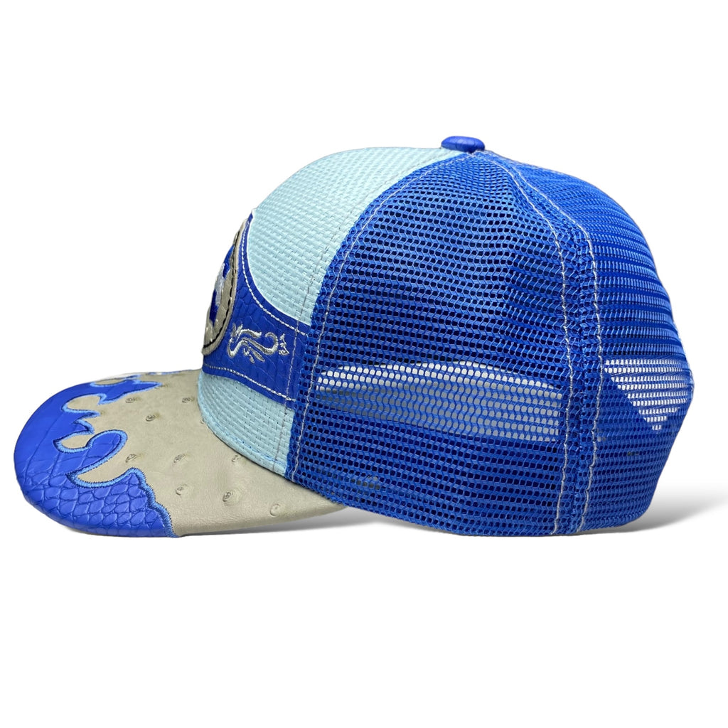 Embroidered El Salvador Flag Straw Trucker Hat Snapback, Western Style Baseball Cap