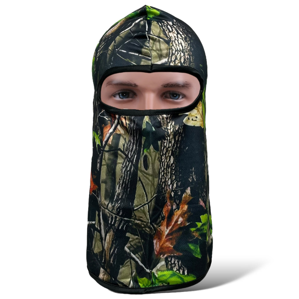 Camouflage Balaclava Full Face Mask: UV Protection, Windproof