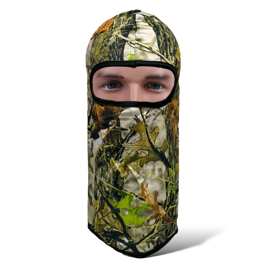 Camouflage Balaclava Full Face Mask: UV Protection, Windproof