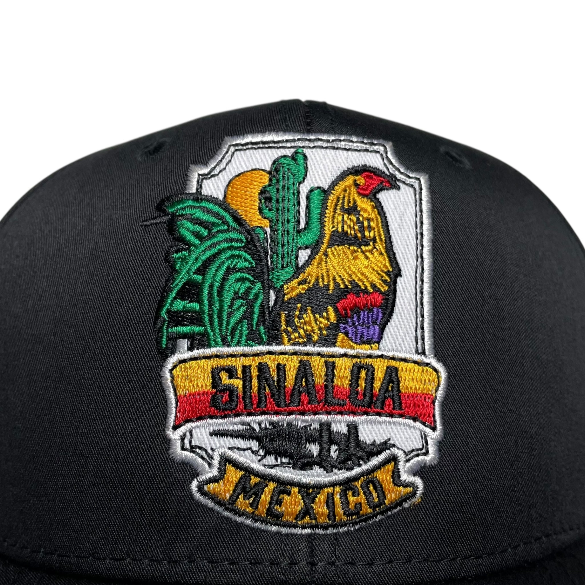 Mexico Sinaloa Rooster Embroidered Snapback Baseball Cap