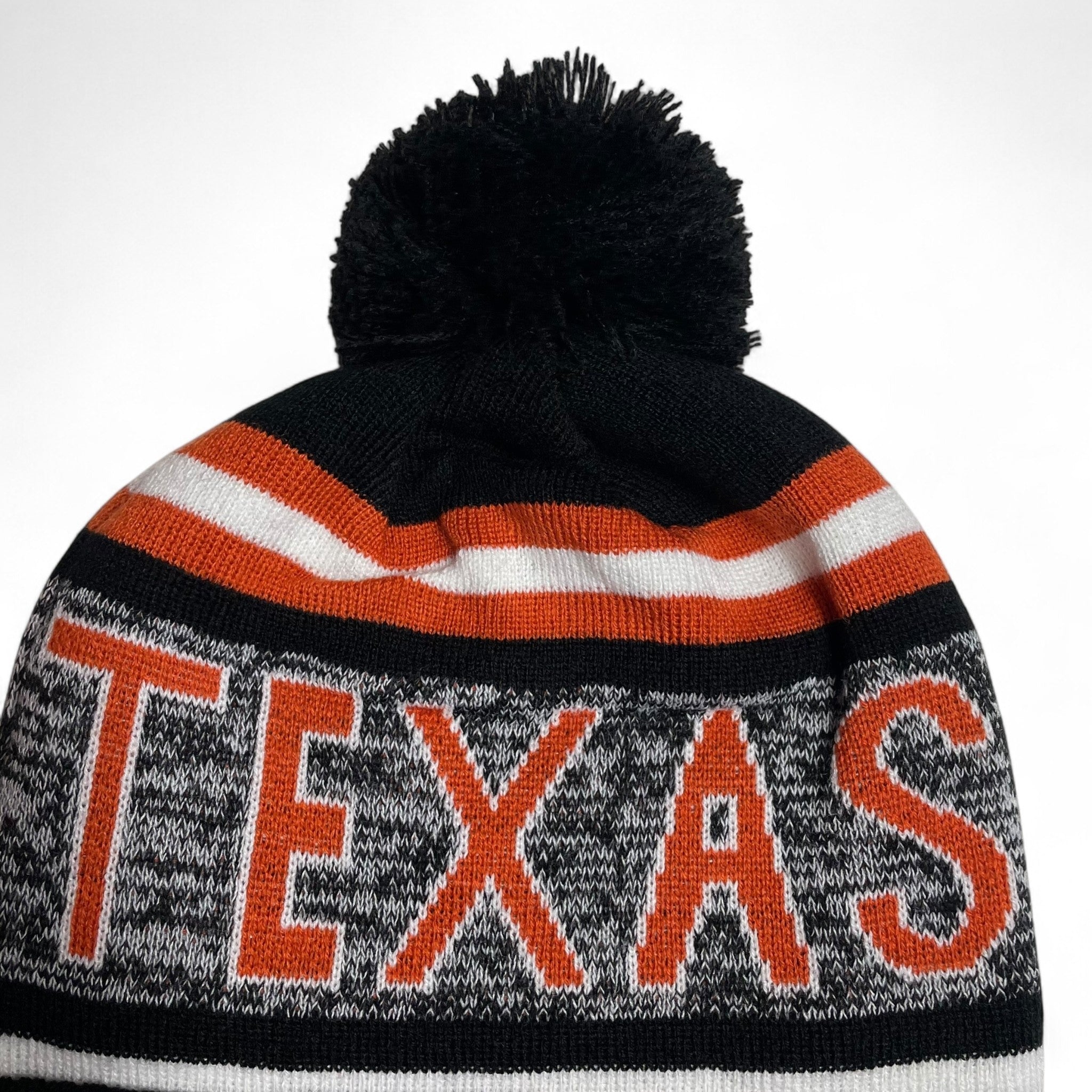 Texas Pom Beanie Winter Hat – Warm Knit Hat for Men & Women