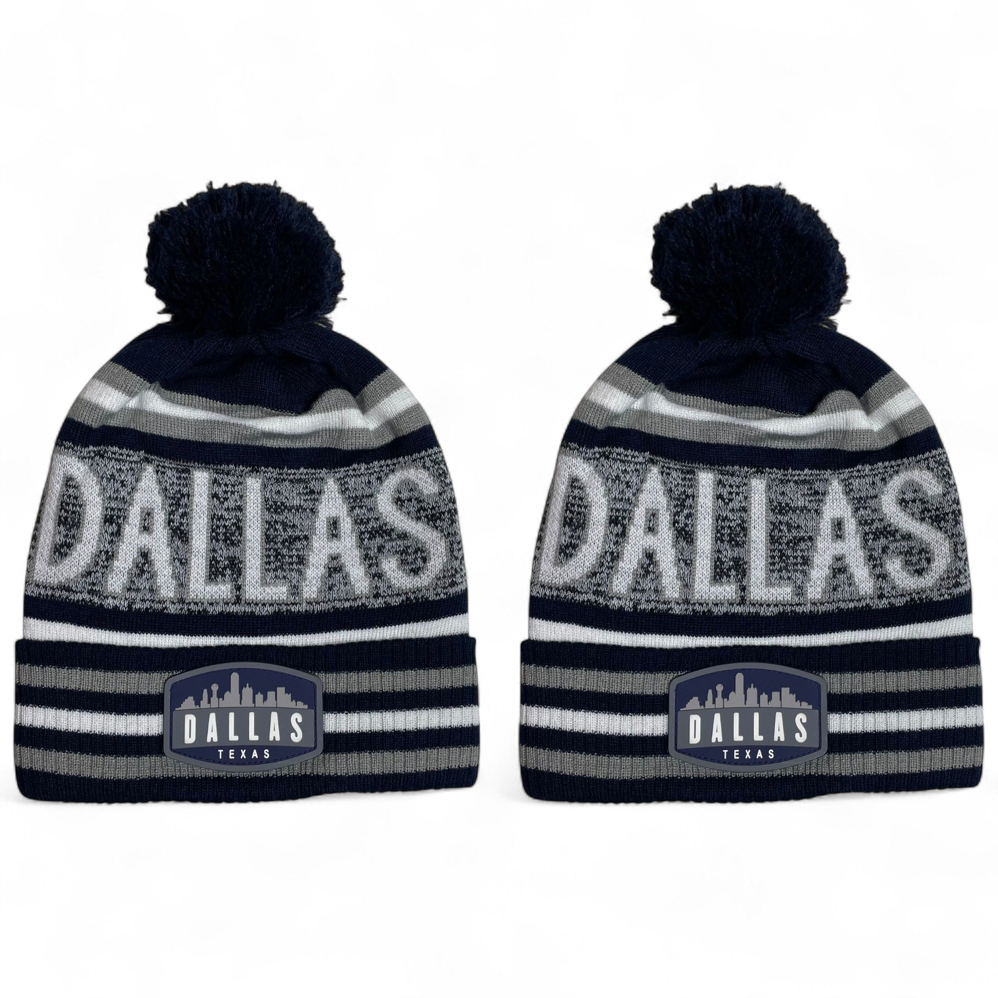 Dallas Pom Beanie Winter Hat – Warm Knit Hat for Men & Women