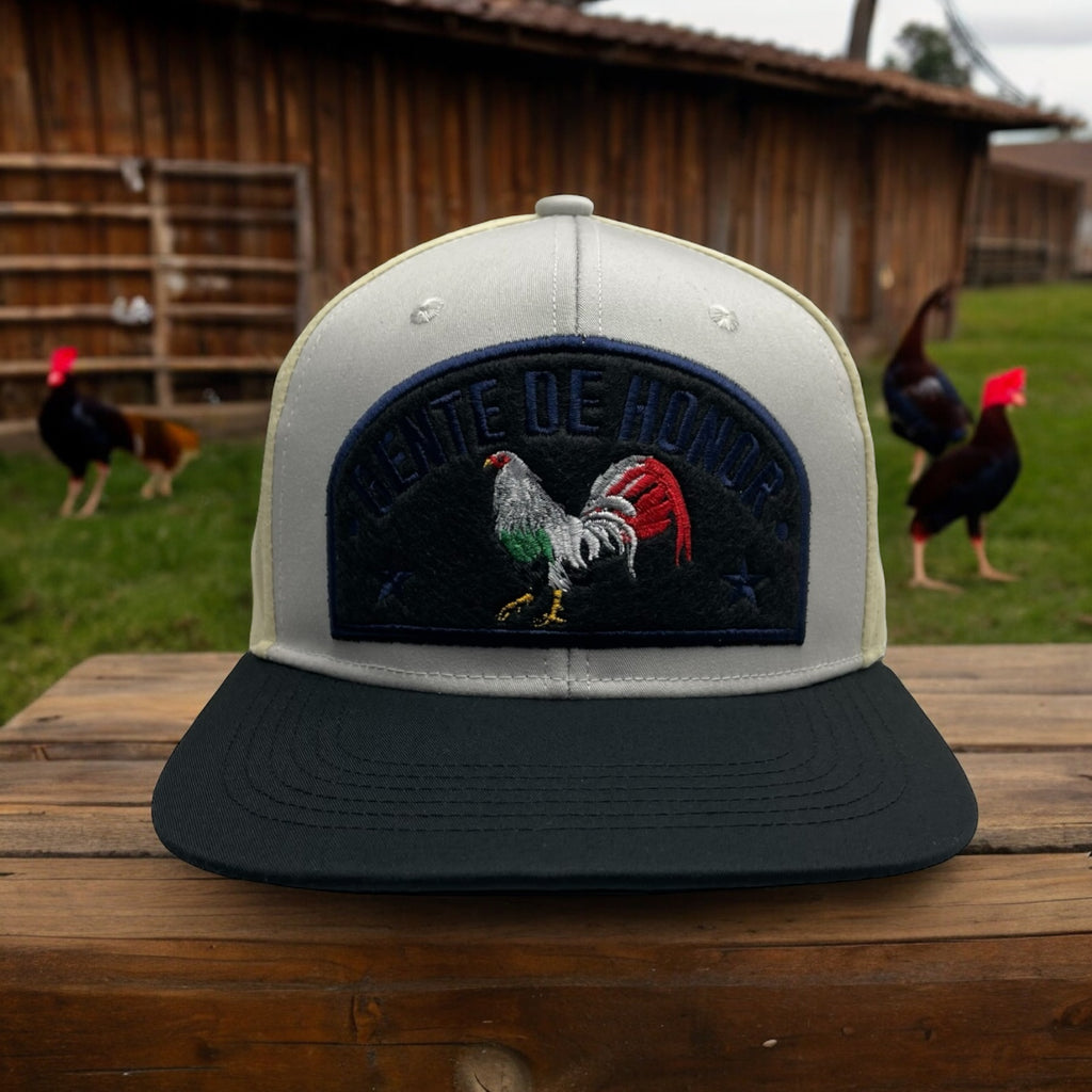 Mexico Baseball Snapback Cap - Embroidered Mexican Rooster Design Hats