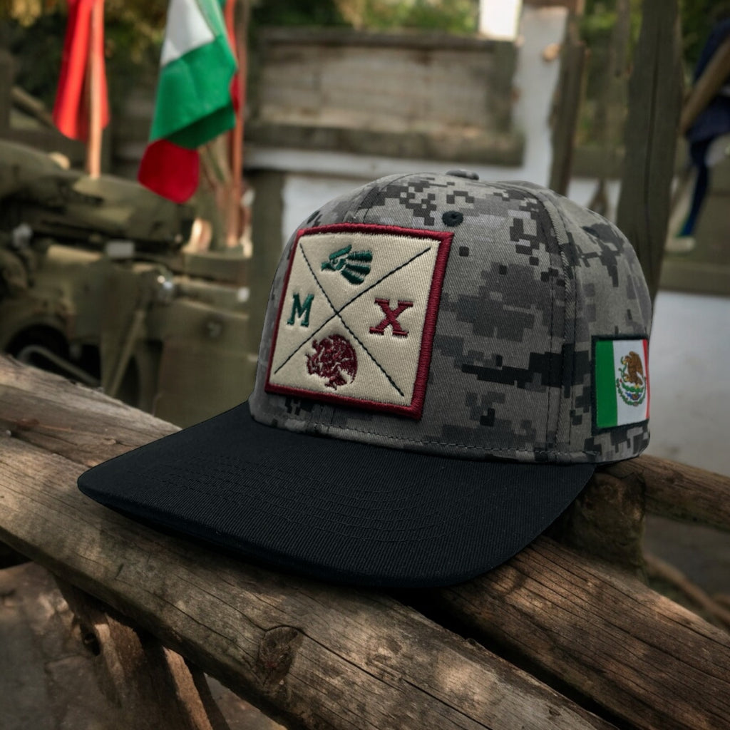 Mexico Baseball Cap - Camo Mexican Baseball Snapback Hats