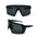 Unisex Oversized Sports Sunglasses for Skiing, Snowboarding, Running, and Biking