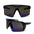 Unisex Oversized Sports Sunglasses for Skiing, Snowboarding, Running, and Biking