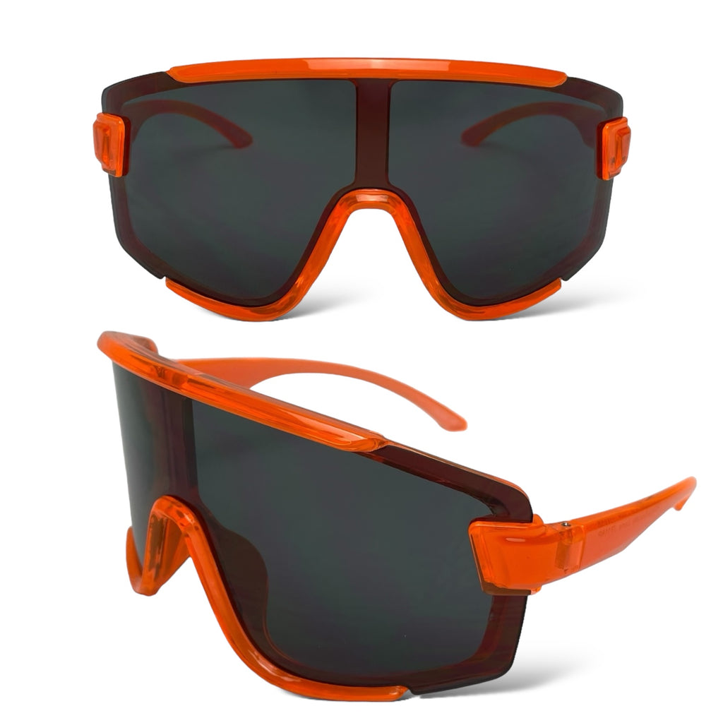 Unisex Oversized Sports Sunglasses for Skiing, Snowboarding, Running, and Biking