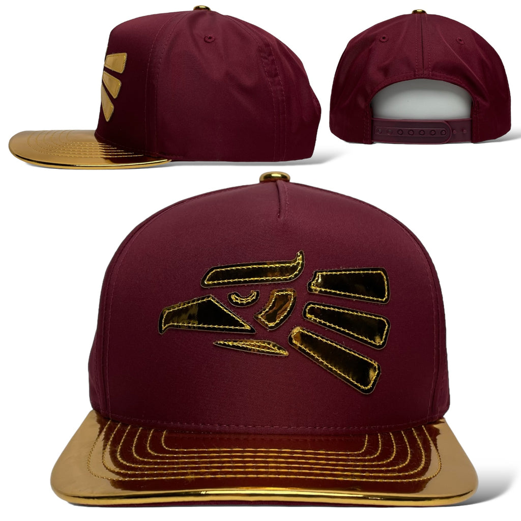 Hecho en Mexico 3D Eagle Snapback Baseball Cap with Flat Brim