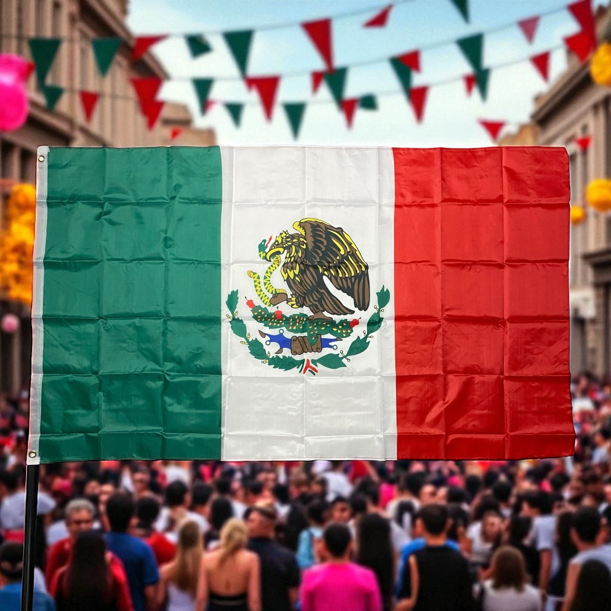 Mexico Flag Bandera de Mexico 3'x5'