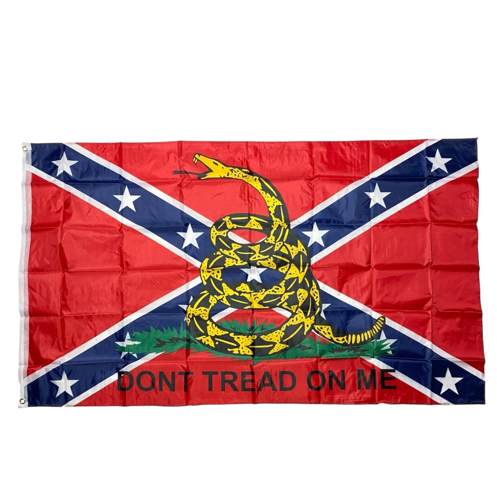 Gadsden and Confederate Printed Flag 3'x5'