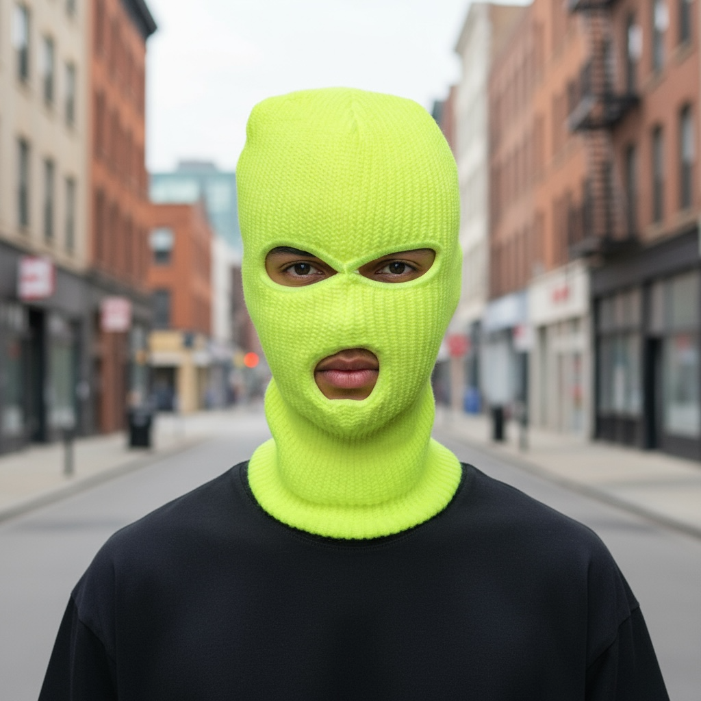 3 Hole Ful Face Ski Mask Winter Cap Balaclava Outdoor Beanie Tactical Hat