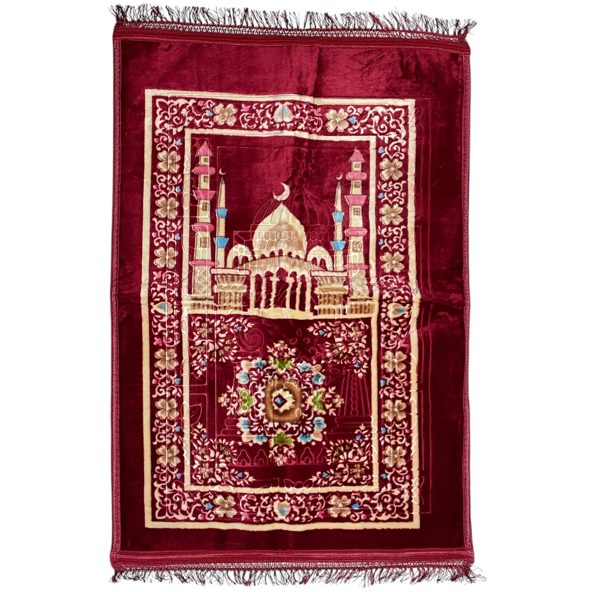 Traditional Islamic Prayer Rug