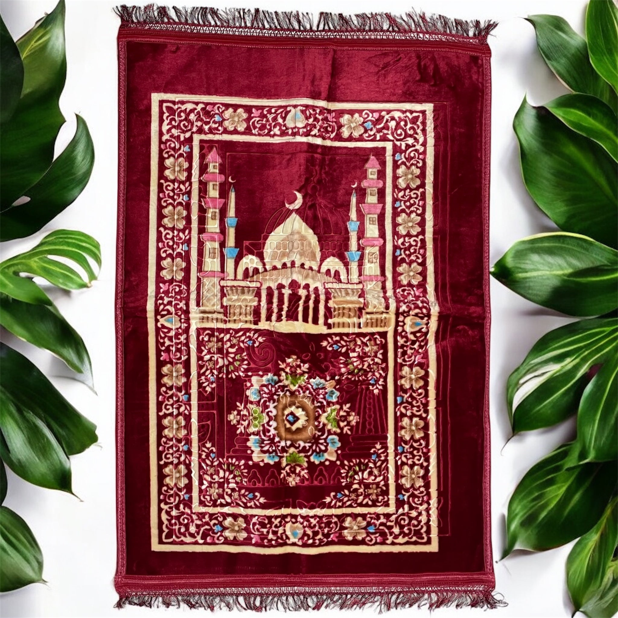Traditional Islamic Prayer Rug