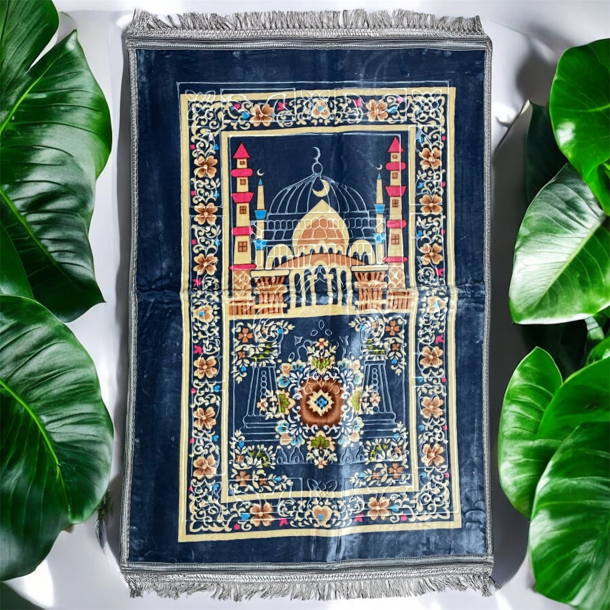 Traditional Islamic Prayer Rug