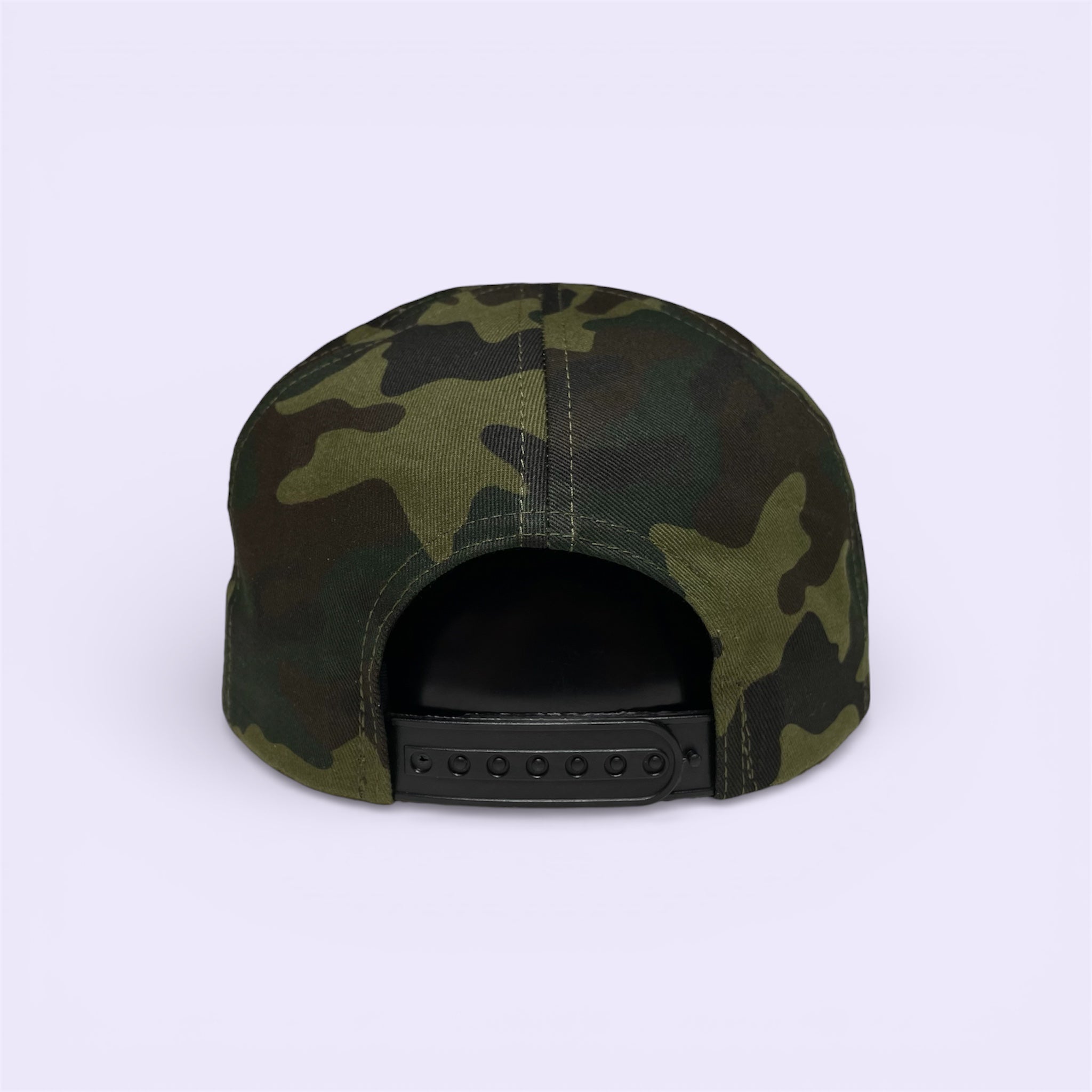 GAFES Mexico Fuerzas Especiales Camo Snapback Hat with PU Leather