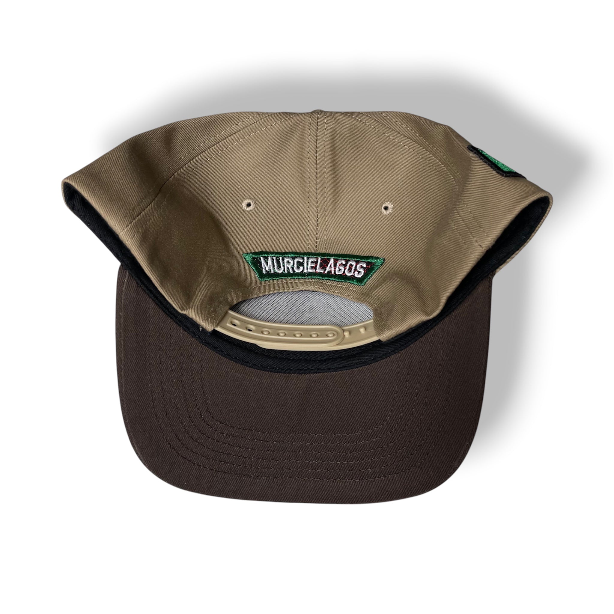 Gorra Snapback GAFES México y Murciélagos Bordados Color Café