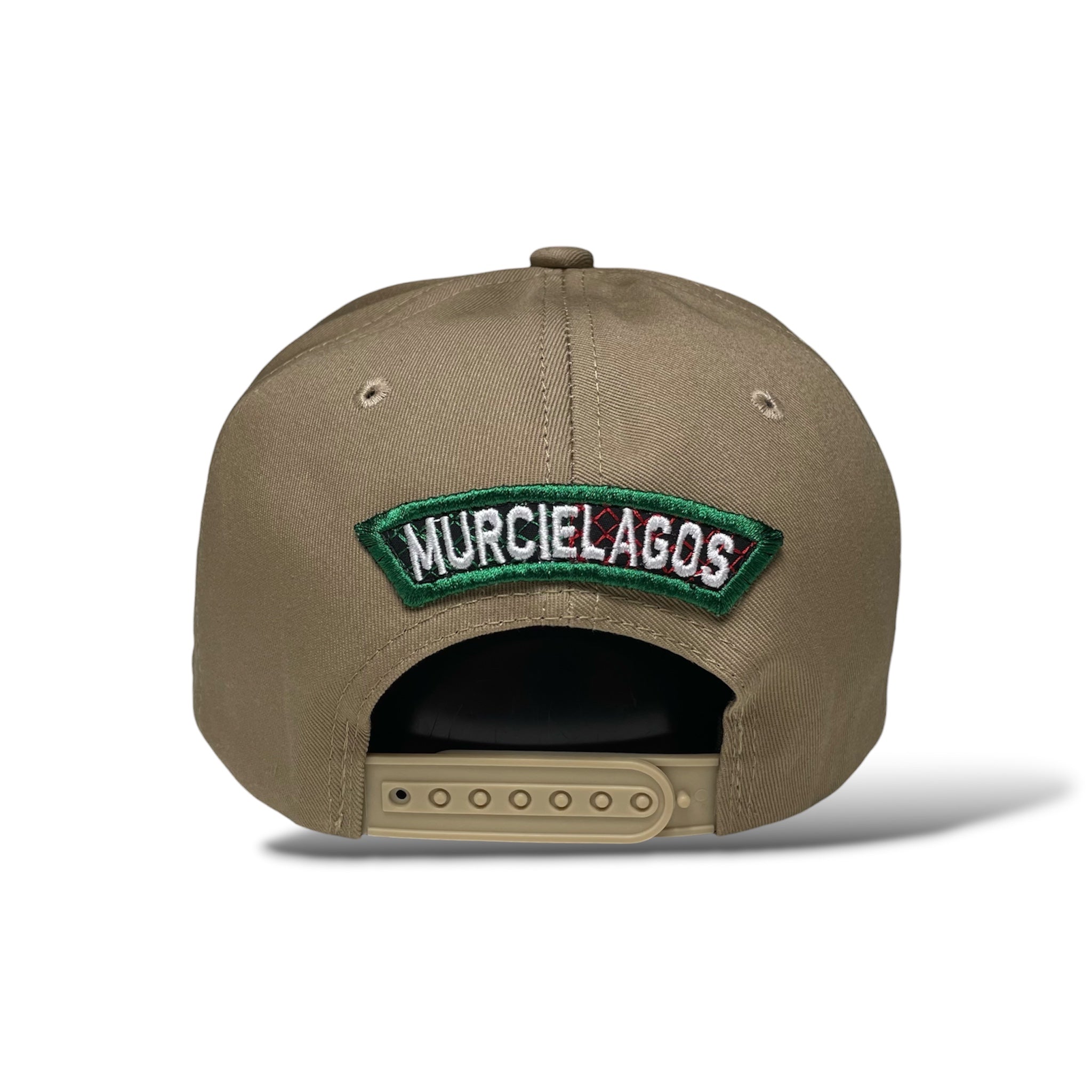 Gorra Snapback GAFES México y Murciélagos Bordados Color Café