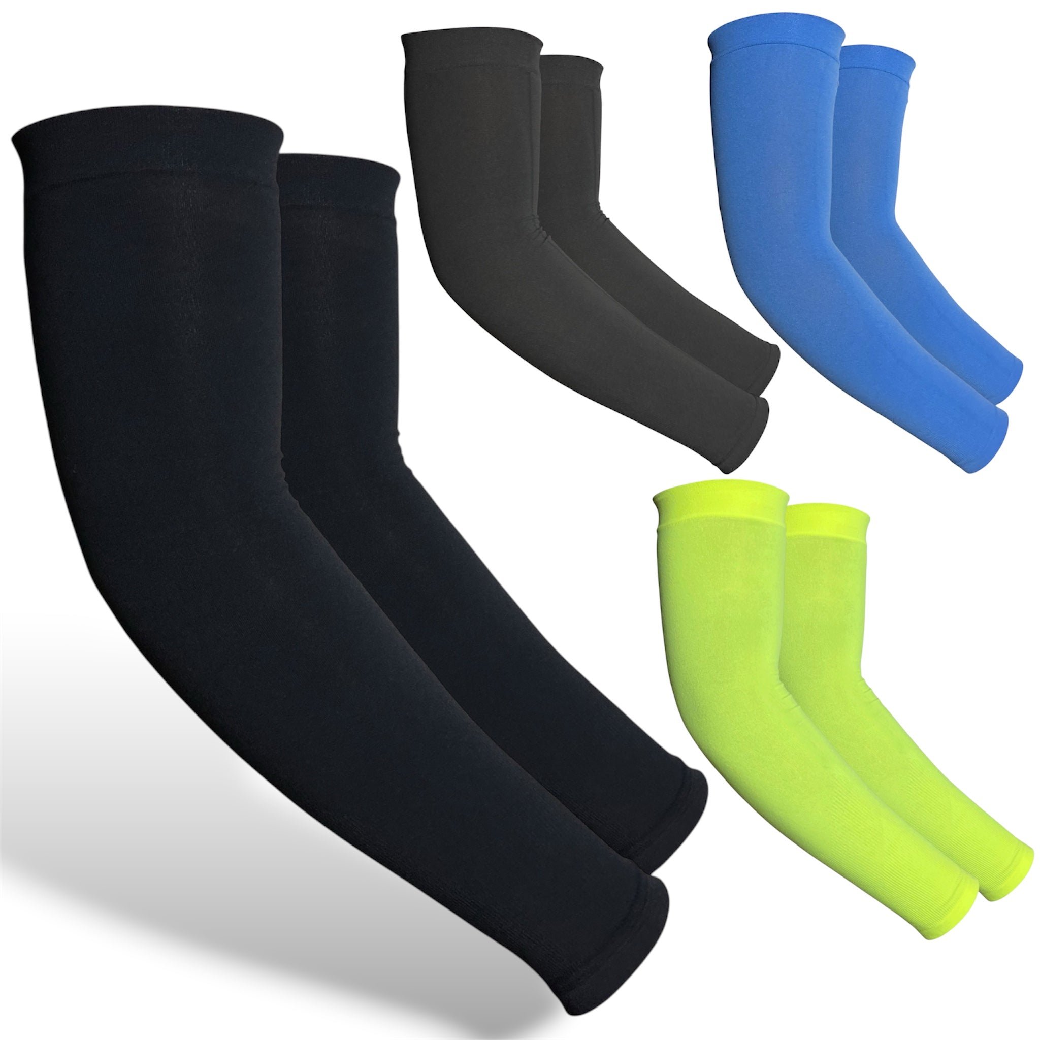 Cooling UV Sun Protection Arm Sleeves for Men & Women