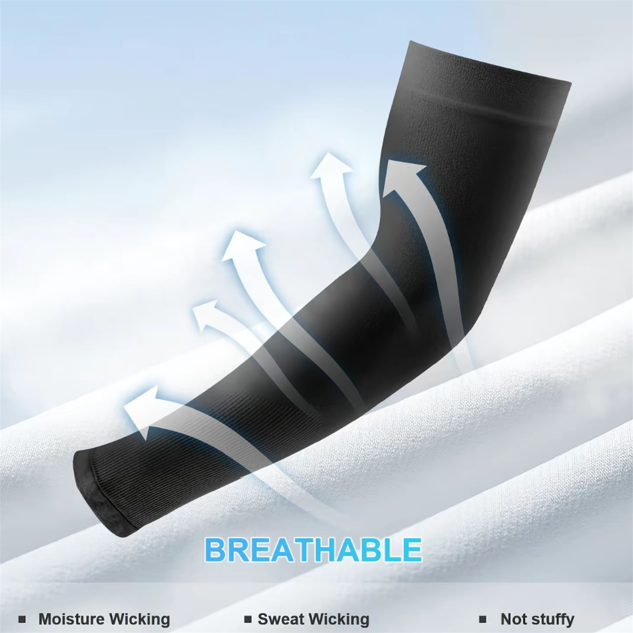 Cooling UV Sun Protection Arm Sleeves for Men & Women
