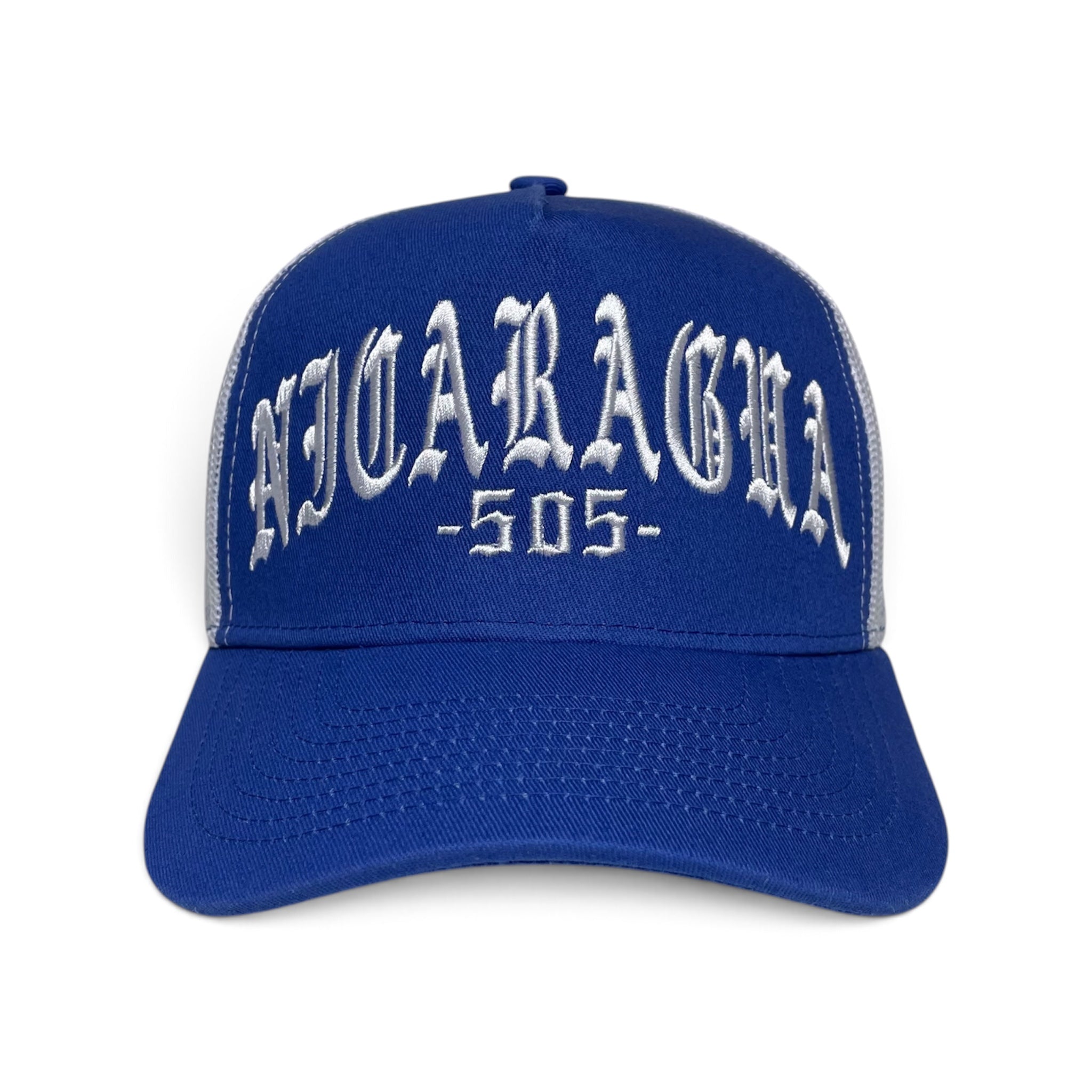 Nicaragua 505 Embroidered Snapback Mesh Cap