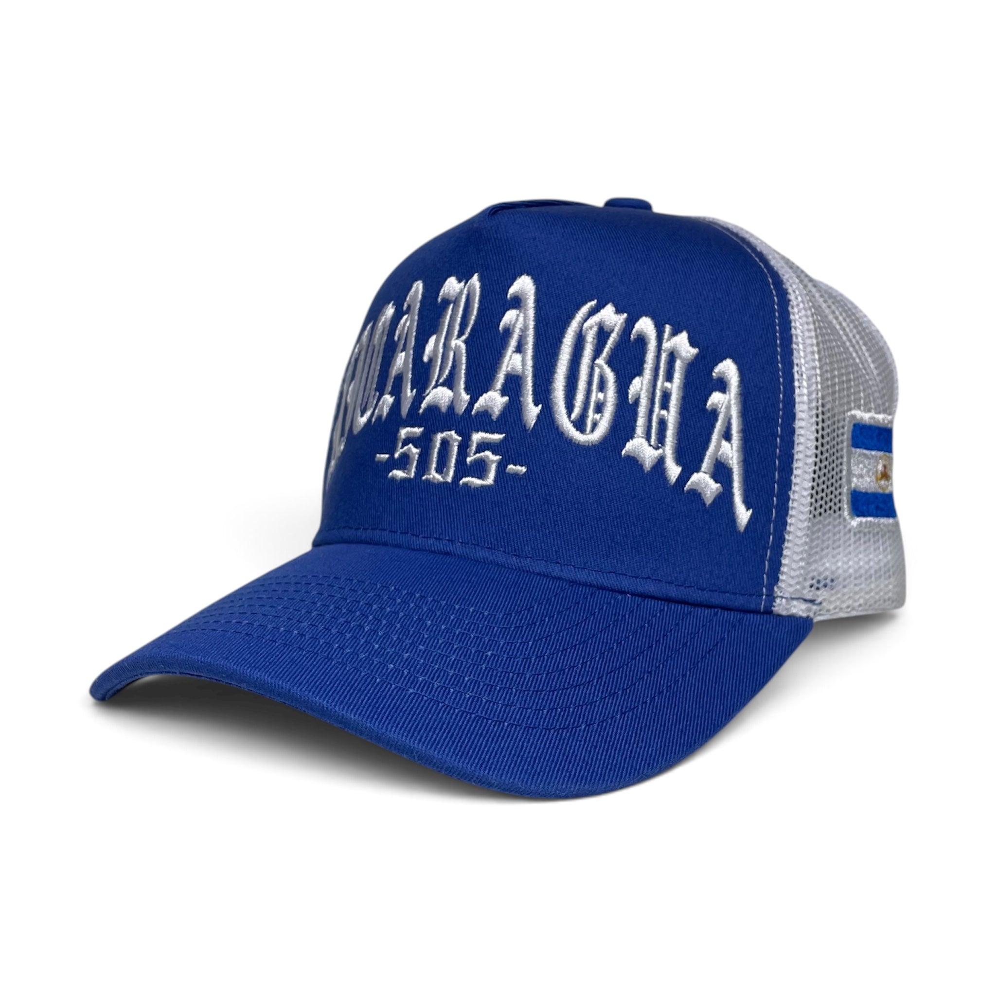 Nicaragua 505 Embroidered Snapback Mesh Cap