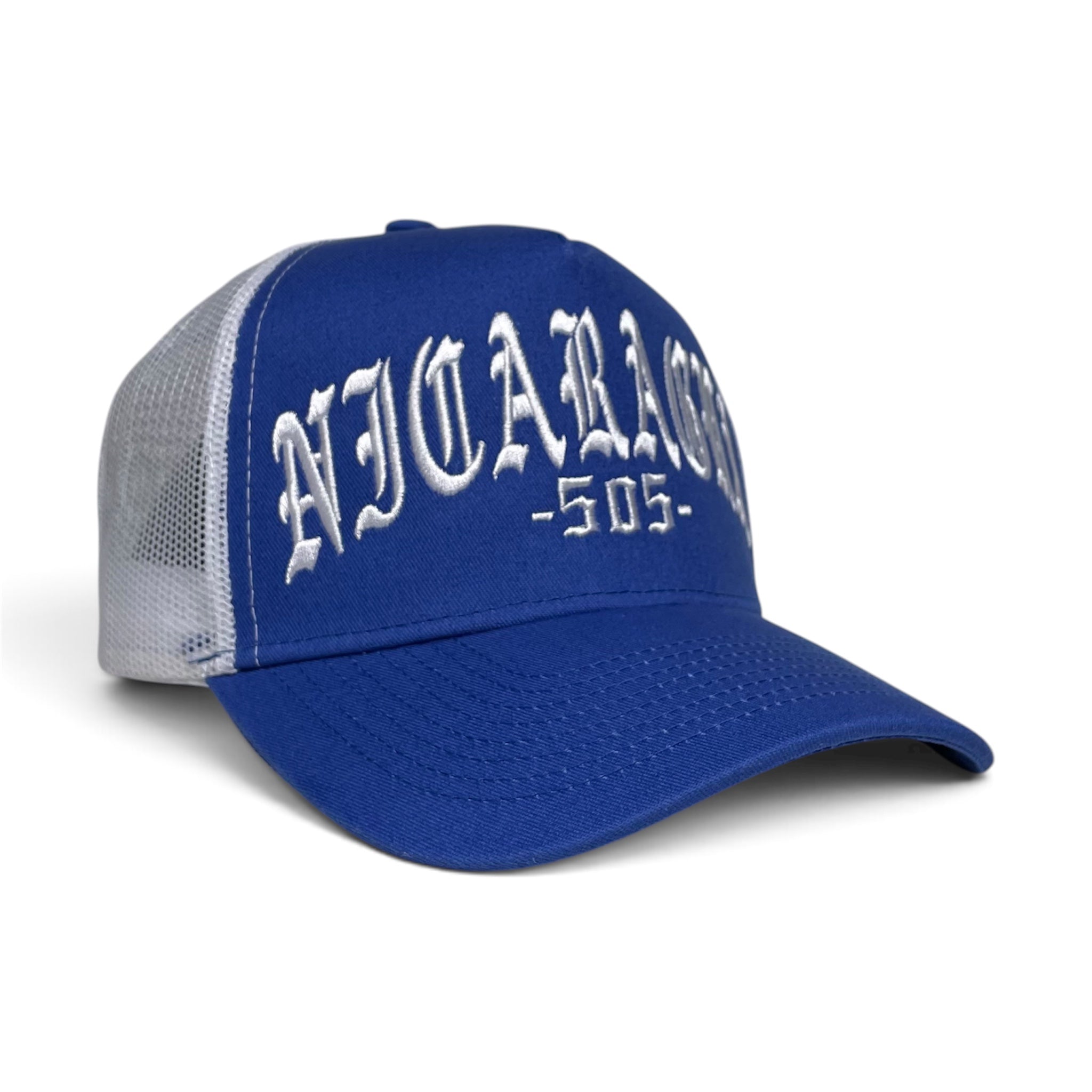 Nicaragua 505 Embroidered Snapback Mesh Cap